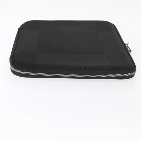 LOUIS VUITTON Damier Geant Computer Sleeve MM PC Case Noir - Picture 3 of 16